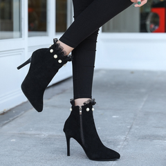 Botines casuales de tacón alto