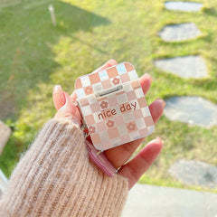 Schöner Tag Blumen-Airpods-Koffer