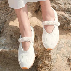 Ballet Velcro Casual Mary Jane Shoes