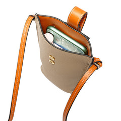 Mini-Mode-Telefontasche aus Leder