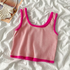 Y2K Ästhetisches Baby Pelz Top