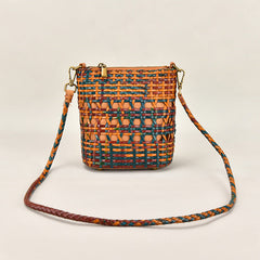 Gewebte Ledertasche mit speziellem Design