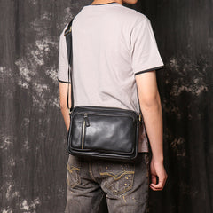 Bolso de hombro de piel de vaca