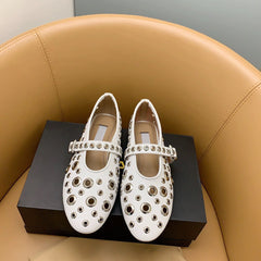 Hollow Strap Mary Jane Shoes