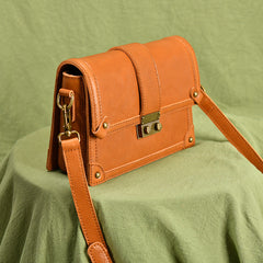 Vintage Rivet Pflanzlich gegerbtes Leder Damen Tasche