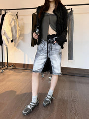 Retro Square Toe French Flat Buckle Shoes