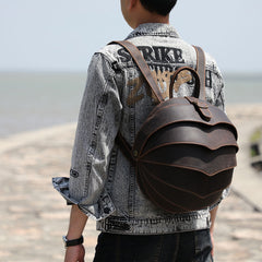 Handgefertigter Lederkäfer Cyclus Pangolin