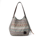 Tragetaschen aus Canvas im Boho-Stil