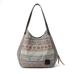 Tragetaschen aus Canvas im Boho-Stil