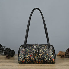 Vintage Handgemachte Schultertasche aus Rindsleder