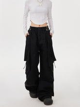Pantalones cargo de pana rosa