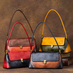 Vintage schlichtes Design Ledertasche