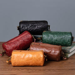 Umhängetasche aus Vintage-Leder