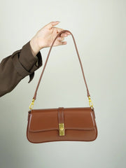 Umhängetasche aus pflanzlich gegerbtem Leder im Vintage-Design