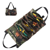 Werkzeug-Aufbewahrungstasche aus Camouflage-Canvas mit Reißverschluss