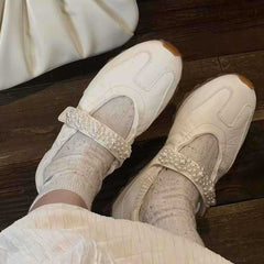 Ballet Velcro Casual Mary Jane Shoes
