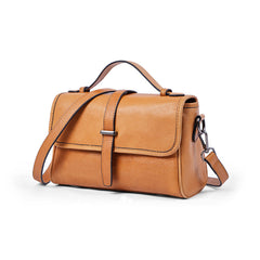 Messenger-Handtasche aus pflanzlich gegerbtem Leder