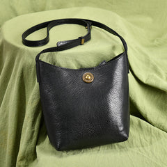 Bolso de piel de vacuno de diseño sencillo