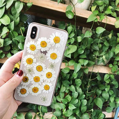 Funda para iPhone con margaritas