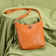 Bolso de piel de vacuno de diseño sencillo