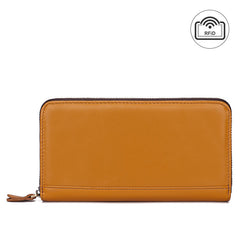 Carteras largas de cuero de diseño simple