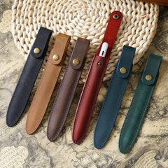 Stifteetui aus Vintage-Leder