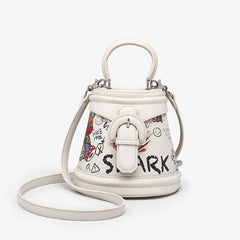 Bolsos cruzados para mujer con diseño de grafiti