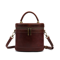 Lässige Damen-Schultertasche aus Leder