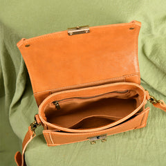 Vintage Rivet Pflanzlich gegerbtes Leder Damen Tasche