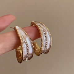 Pearl Stardust Aesthetic Earrings