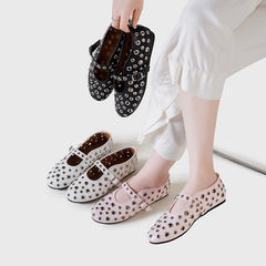Hollow Strap Mary Jane Shoes