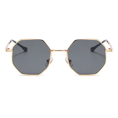 Gafas de sol de metal octagonales