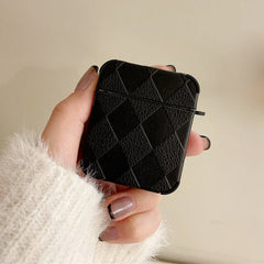 Airpods-Hülle mit pastellfarbenem Argyle-Muster