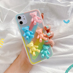 Funda para iPhone con osos pastel