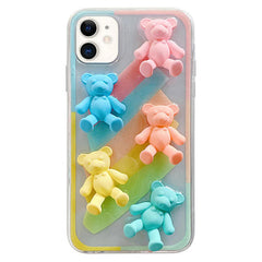 Funda para iPhone con osos pastel
