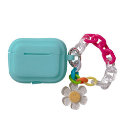 Pastellfarbene Regenbogen-AirPods-Hülle