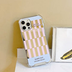 Funda para iPhone con rayas pastel