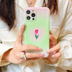 Pastel Tulip Case For IPhone