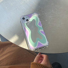 Funda para iPhone con ondas pastel