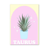 Pastel Zodiac Signs Canvas Poster
