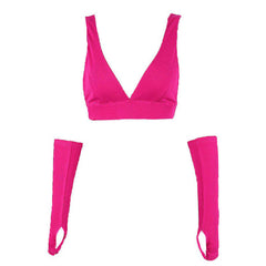 Permanent Vacation Set aus Oberteil und Handschuhen