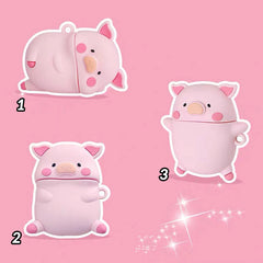 Estuche para AirPods con diseño de cerdo