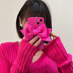 Pink Bow Case For IPhone