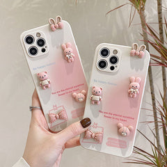 Pink Bunnies Case For IPhone