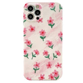 Pink Floral Case For IPhone