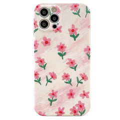 Pink Floral Case For IPhone