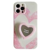 Pink Heart Case For IPhone