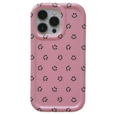 Pink Smile Face Case For IPhone