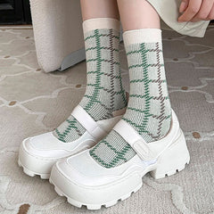 Calcetines a cuadros
