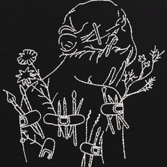 Pflanzen sind Freunde besticktes T-Shirt